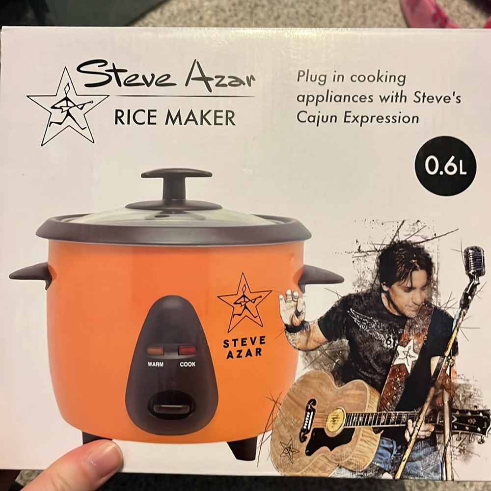 NWT Steve Azar 0.6L rice maker